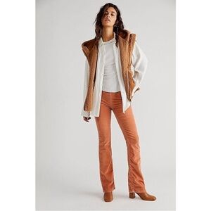 NWT Free People Jenny High Rise Skinny Cord Flare Jeans Size 27